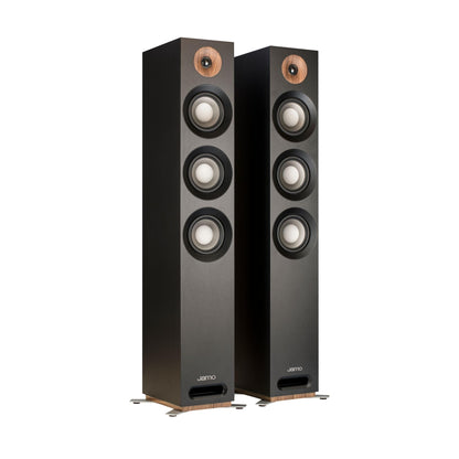 JAMO S 809 Noir – Paire d'Enceintes Colonnes 240 W – Hi-Fi Home Cinéma