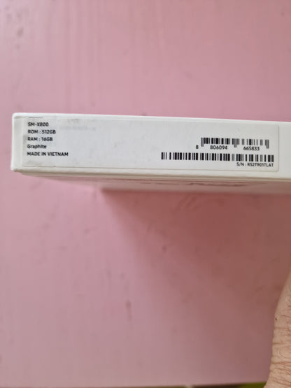 Samsung Galaxy Tab S8+ SM-X800 Wi-Fi 512 Go 16 Go RAM Graphite