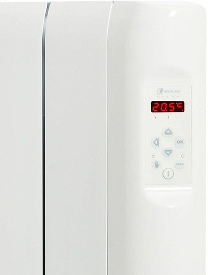 Haverland RCE12S – Radiateur Électrique à Inertie Fluide 1800 W – 12 Éléments – Programmable – Blanc – Neuf