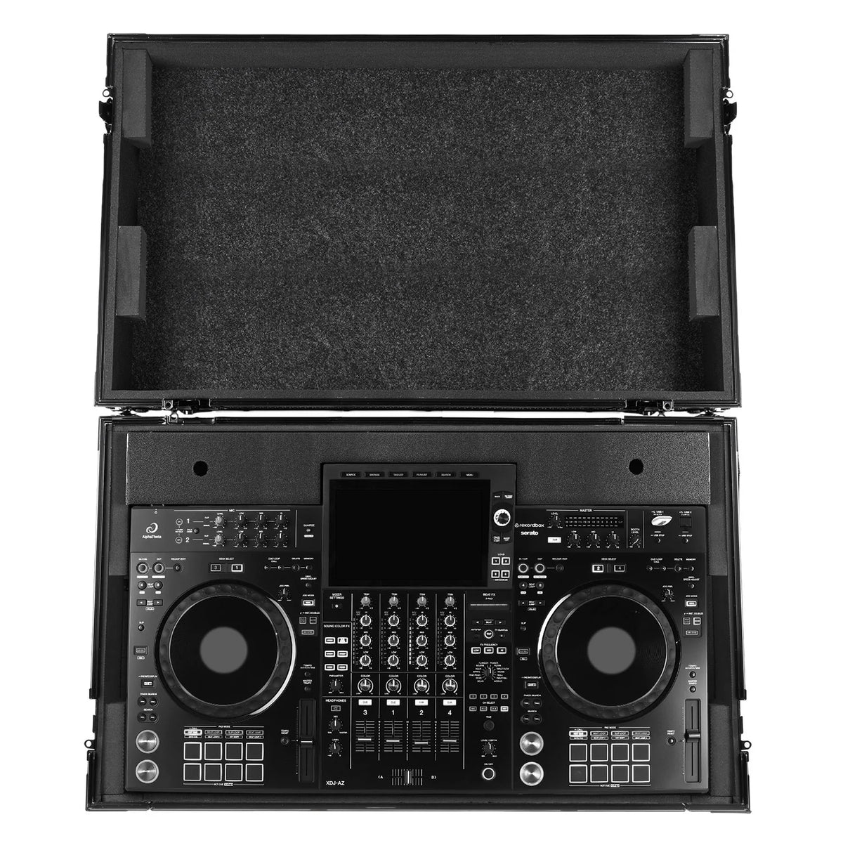 UDG Ultimate Flight Case XDJ-AZ Black Plus U91105BL – Flight Case DJ avec Roulettes – Noir – Neuf