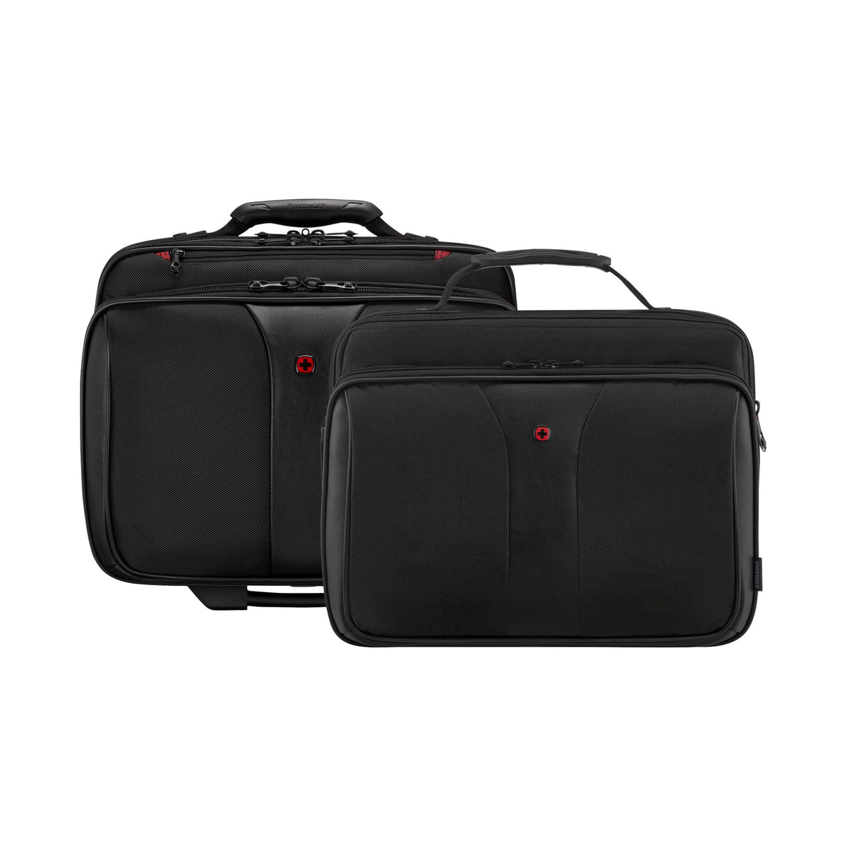 WENGER Patriot 2-en-1 – Trolley Ordinateur Portable 17" avec Sacoche PC 15,6" Amovible – Noir – Neuf