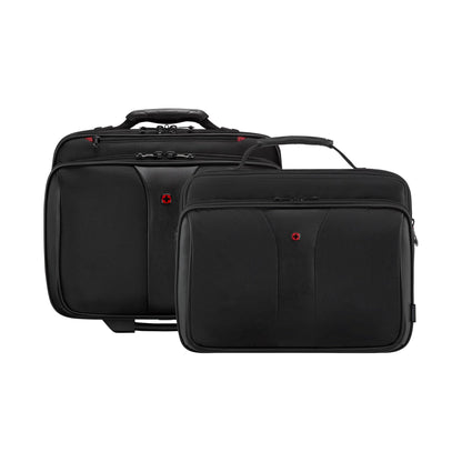 WENGER Patriot 2-en-1 – Trolley Ordinateur Portable 17" avec Sacoche PC 15,6" Amovible – Noir – Neuf