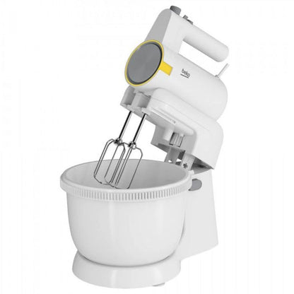 Beko HMM62444W – Batteur Électrique avec Bol Rotatif 3 L – 425 W – 5 Vitesses + Turbo – Blanc – Neuf
