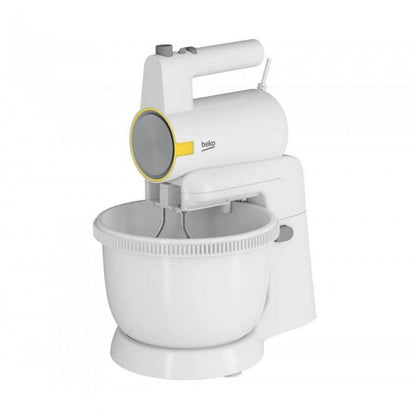 Beko HMM62444W – Batteur Électrique avec Bol Rotatif 3 L – 425 W – 5 Vitesses + Turbo – Blanc – Neuf