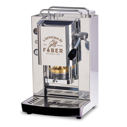 Faber Pro Total Inox Basic – Machine à Café à Dosettes ESE 44 mm – 15 Bars – 500 W – Inox – Neuve