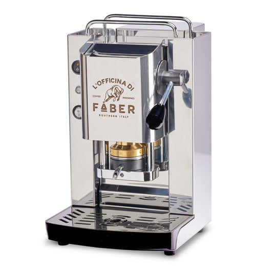 Faber Pro Total Inox Basic – Machine à Café à Dosettes ESE 44 mm – 15 Bars – 500 W – Inox – Neuve