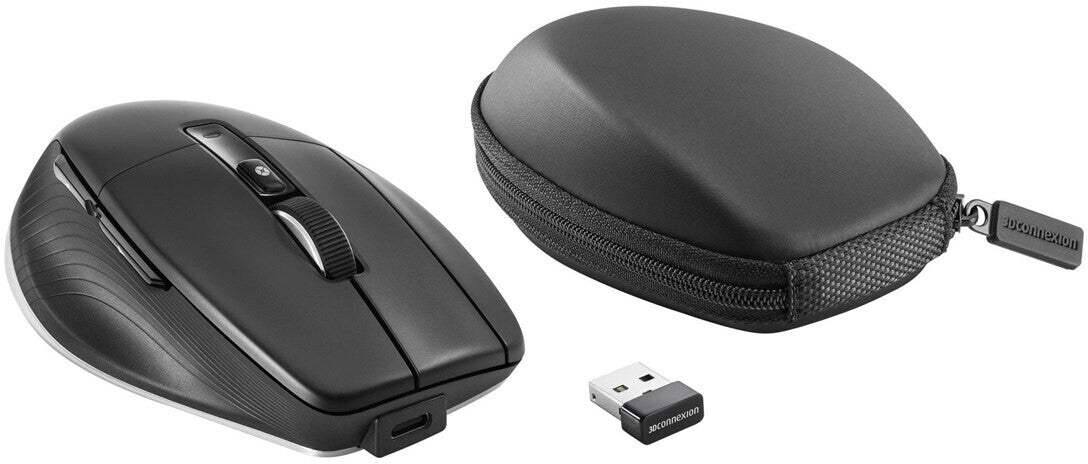 3Dconnexion CadMouse Pro Wireless Left – Souris Ergonomique Sans Fil pour Gaucher – 7200 DPI – Neuve