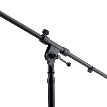 On-Stage SMS7630B – Pied Micro Studio Professionnel à Base Lourde avec Perche Télescopique – Neuf