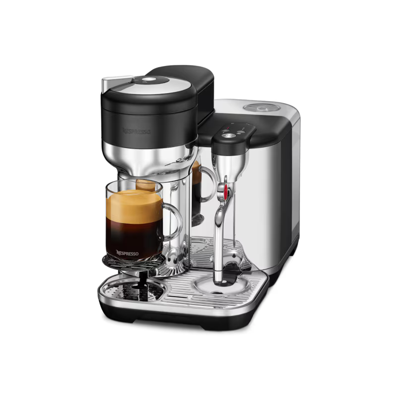 Sage Nespresso Vertuo Creatista – Machine à Café à Capsules avec Buse Vapeur Auto – Black Truffle – Neuve