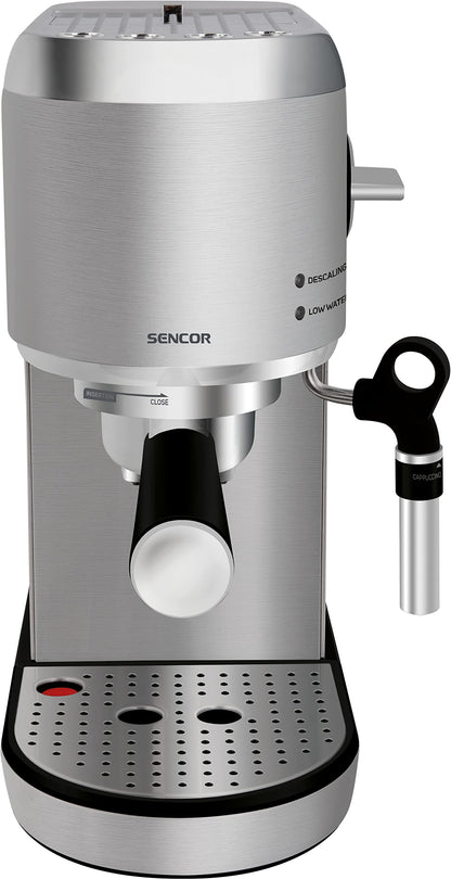 SENCOR SES 4900SS – Machine Expresso 20 Bars 1400 W – Buse Vapeur – Thermoblock – Inox – Neuve