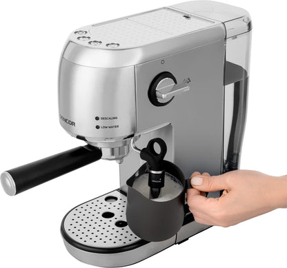 SENCOR SES 4900SS – Machine Expresso 20 Bars 1400 W – Buse Vapeur – Thermoblock – Inox – Neuve