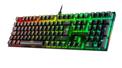 Oversteel KOVAR – Clavier Gaming Mécanique RGB AZERTY – Switches Outemu Red – Noir – Neuf