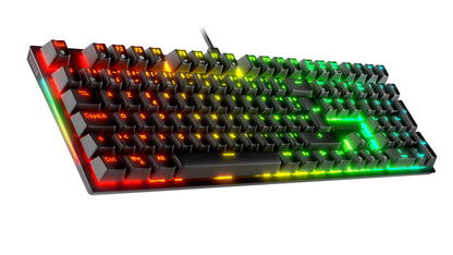Oversteel KOVAR – Clavier Gaming Mécanique RGB AZERTY – Switches Outemu Red – Noir – Neuf